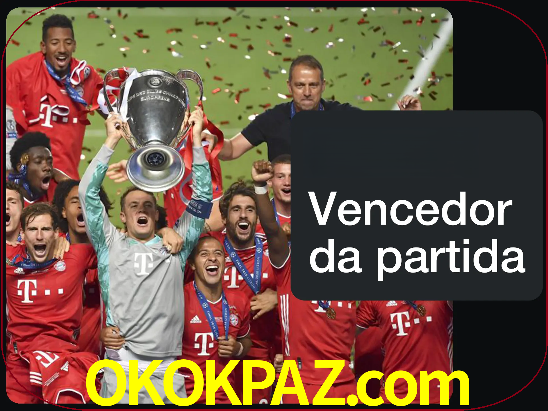 Aposte no vencedor e ganhe uma grande quantia de dinheiro.