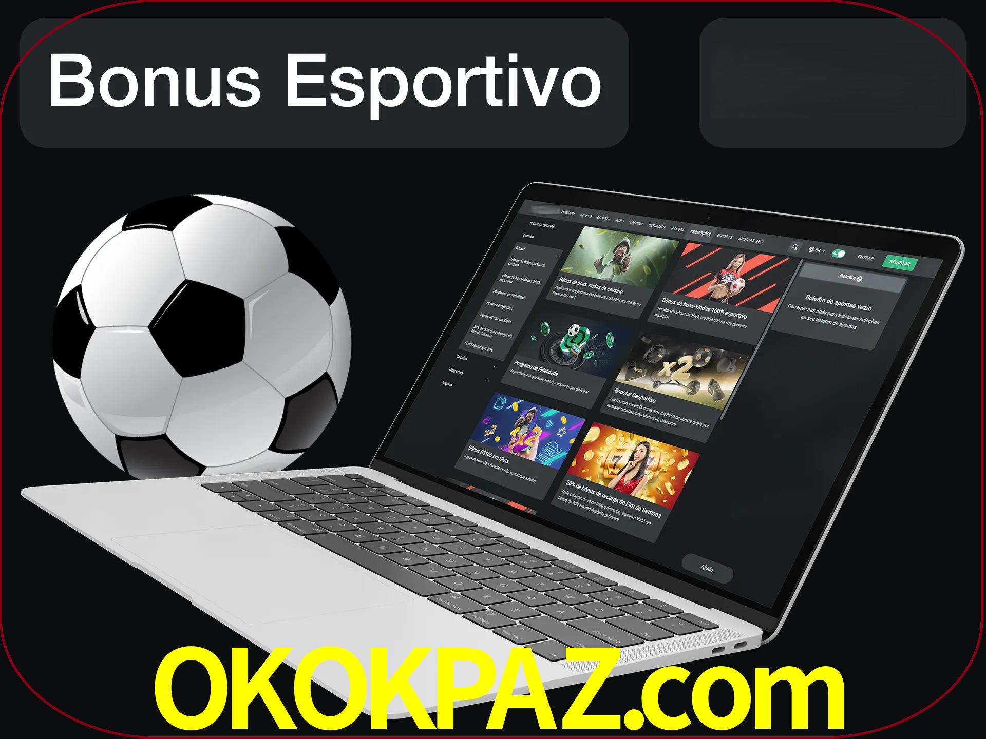 Antes de começar a apostar, use o bônus esportivo.