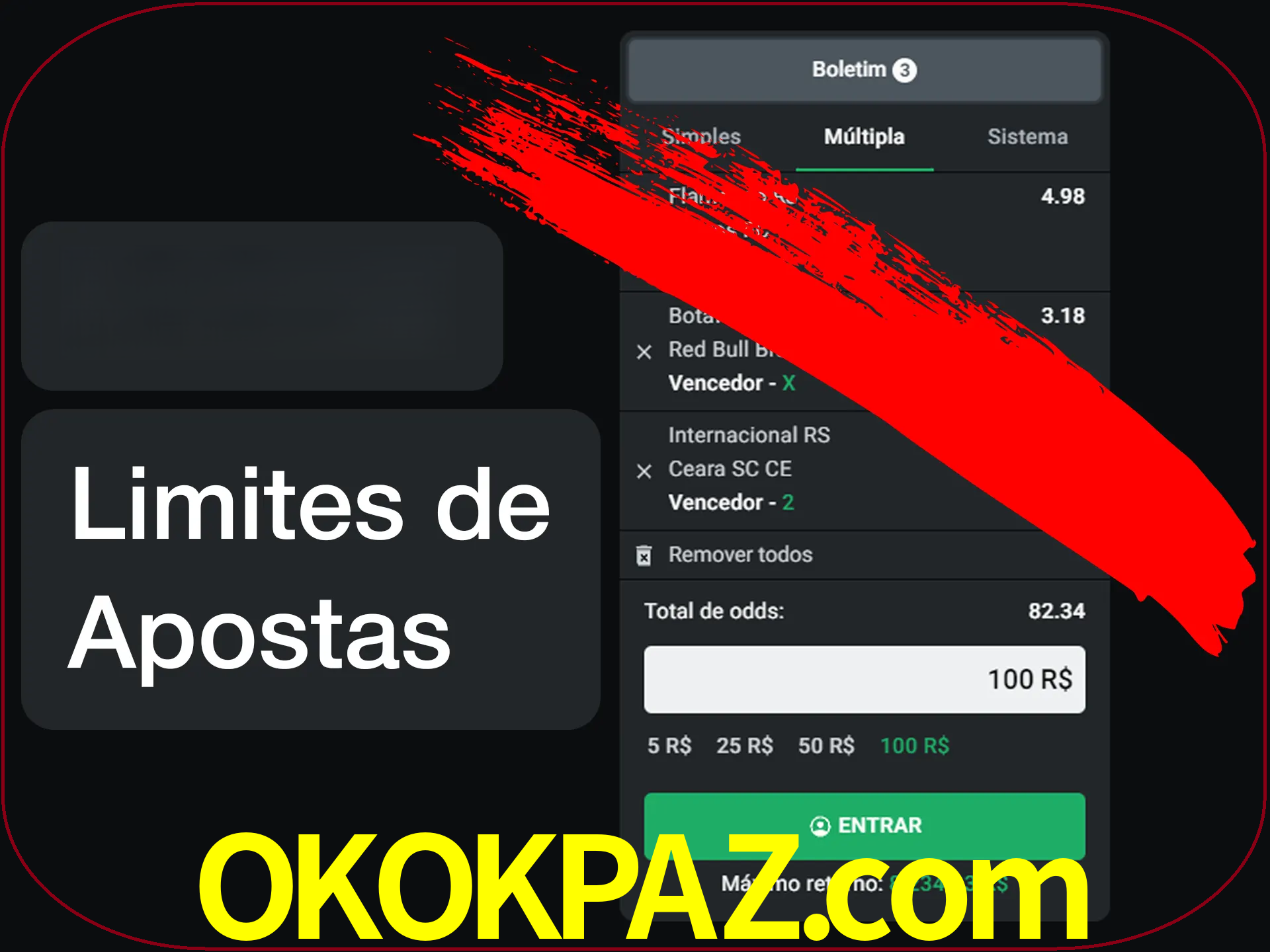 Não faça apostas loucas.